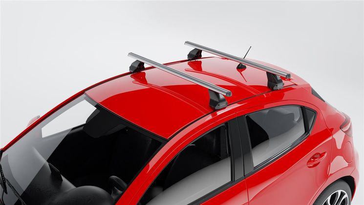 Barres de toit Aluminium pour FIAT Doblo II Maxi de 2015 à 2022