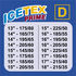 Chaussettes Neige Tourisme ICE TEX D  ,Taille : 145/80-15
