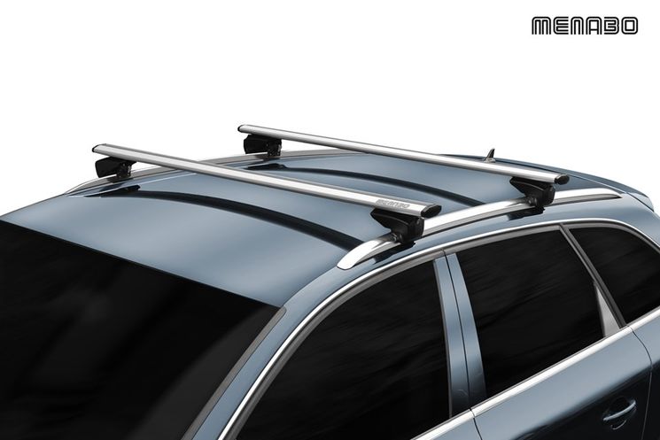 Barres de toit Aluminium pour Ford Tourneo Connect dès 2013 / avec Barres longitudinales