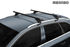 Barres de toit Aluminium Noir pour Bmw Serie 5 Touring Break de 2010 à 2016 - avec barres longitudinales.