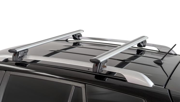 Barres de toit Profilées Aluminium pour Audi A6 Allroad de 2006 à 2011 - avec Barres Longitudinales