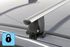 Barres de toit Profilées Aluminium pour Hyundai Santa Fe - 5 portes - de 2012 à 2018