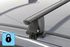 Barres de toit Profilées Aluminium Noir pour Citroen DS3 Crossback dès 2018
