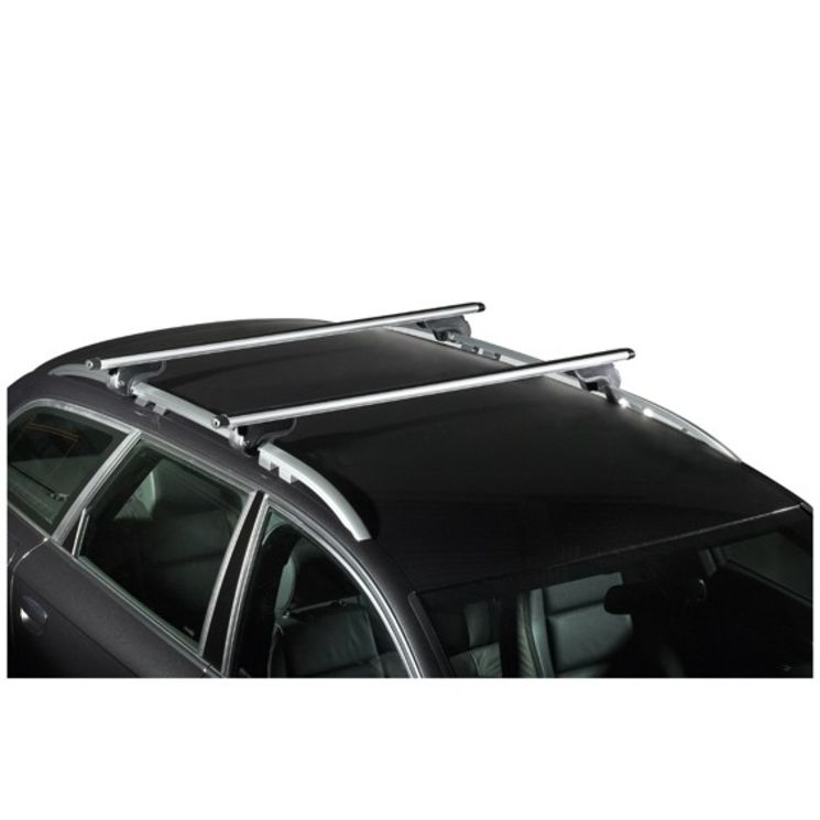 Barres de toit Aluminium pour Audi A6 Allroad de 05/2012 à 05/2019 - avec Barres Longitudinales
