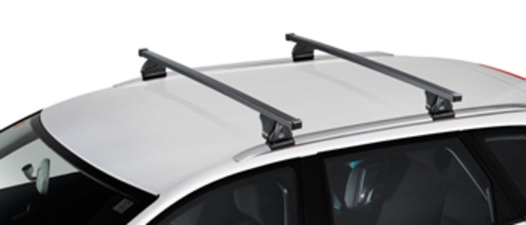 Jeu de 2 Barres de toit Acier pour Suzuki Grand Vitara 3/5 portes de 2005 à 2015 - avec barres longitudinales