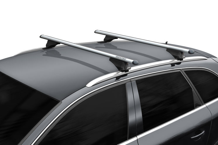 Barres de toit Aluminium pour Audi Q8 E-Tron dès 2018 - avec barres longitudinales
