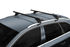 Barres de toit Aluminium Noir pour Bmw iX1 dès 2022 - avec barres longitudinales